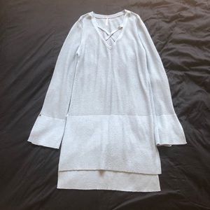 Free People grey long shirt/dress, never worn, M